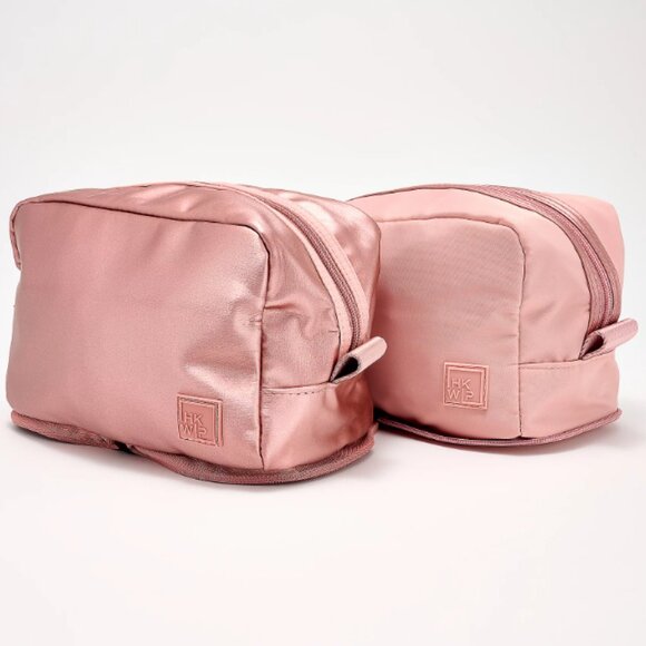 IHKWIP Set of 2 Packable Cosmetic Cases  0340 - Picture 1 of 3